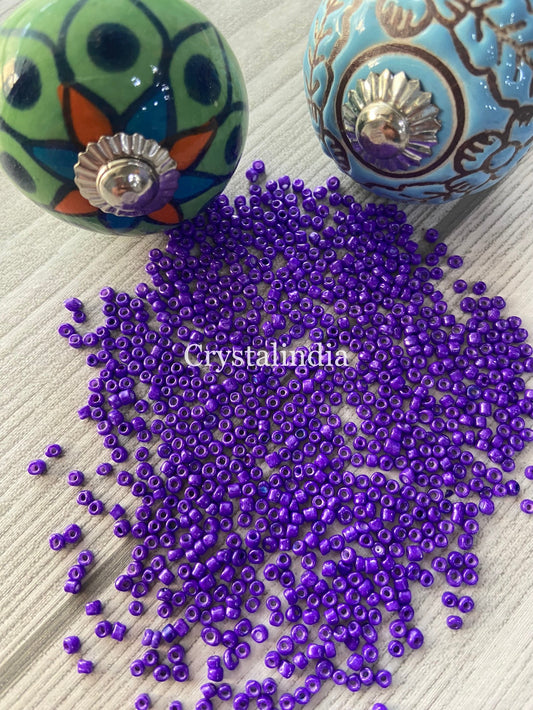Sugar Beads - Opaque Dark Purple