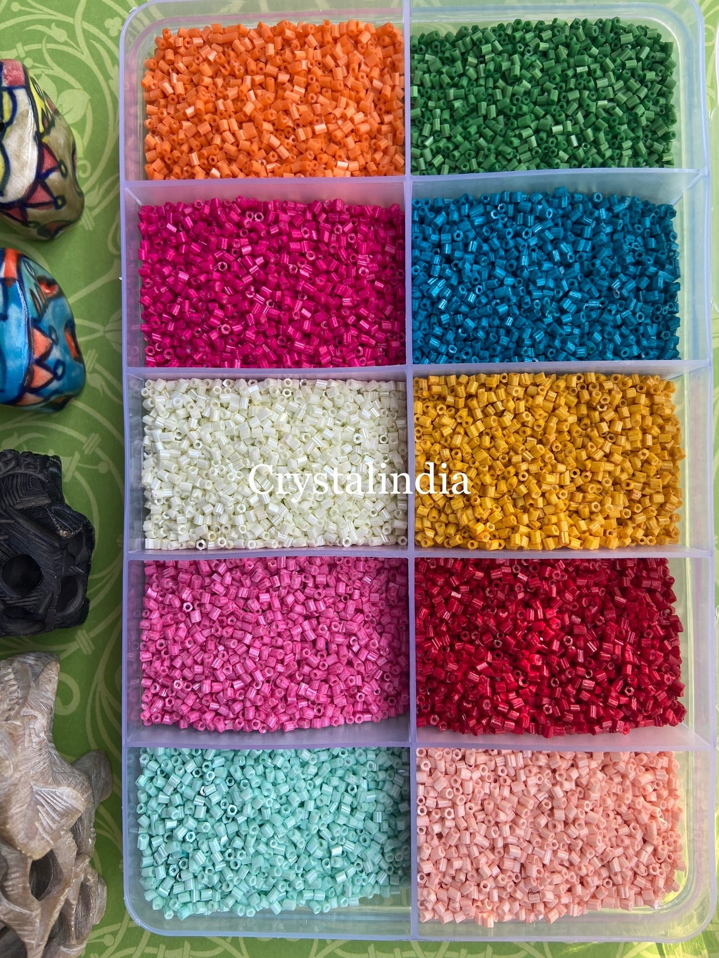 Kit 24 - 10 Opaque Bugle Beads 11/0