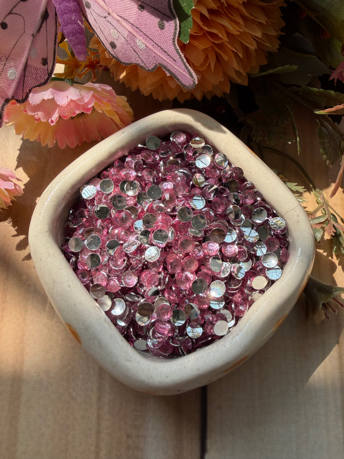 Stickon Round Rhinestone 4MM
