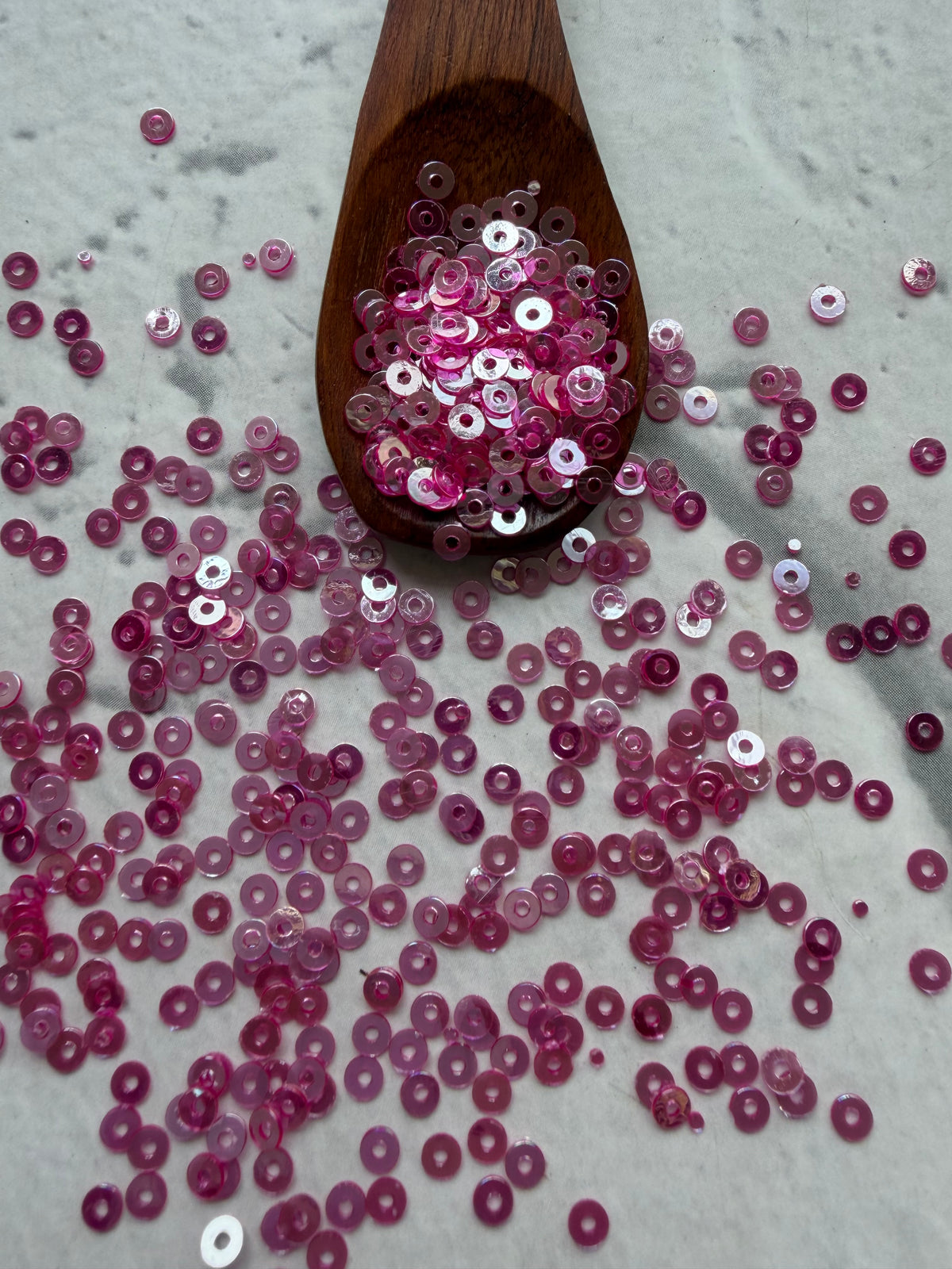 Micro Round Sequins - Pani Dark Pink