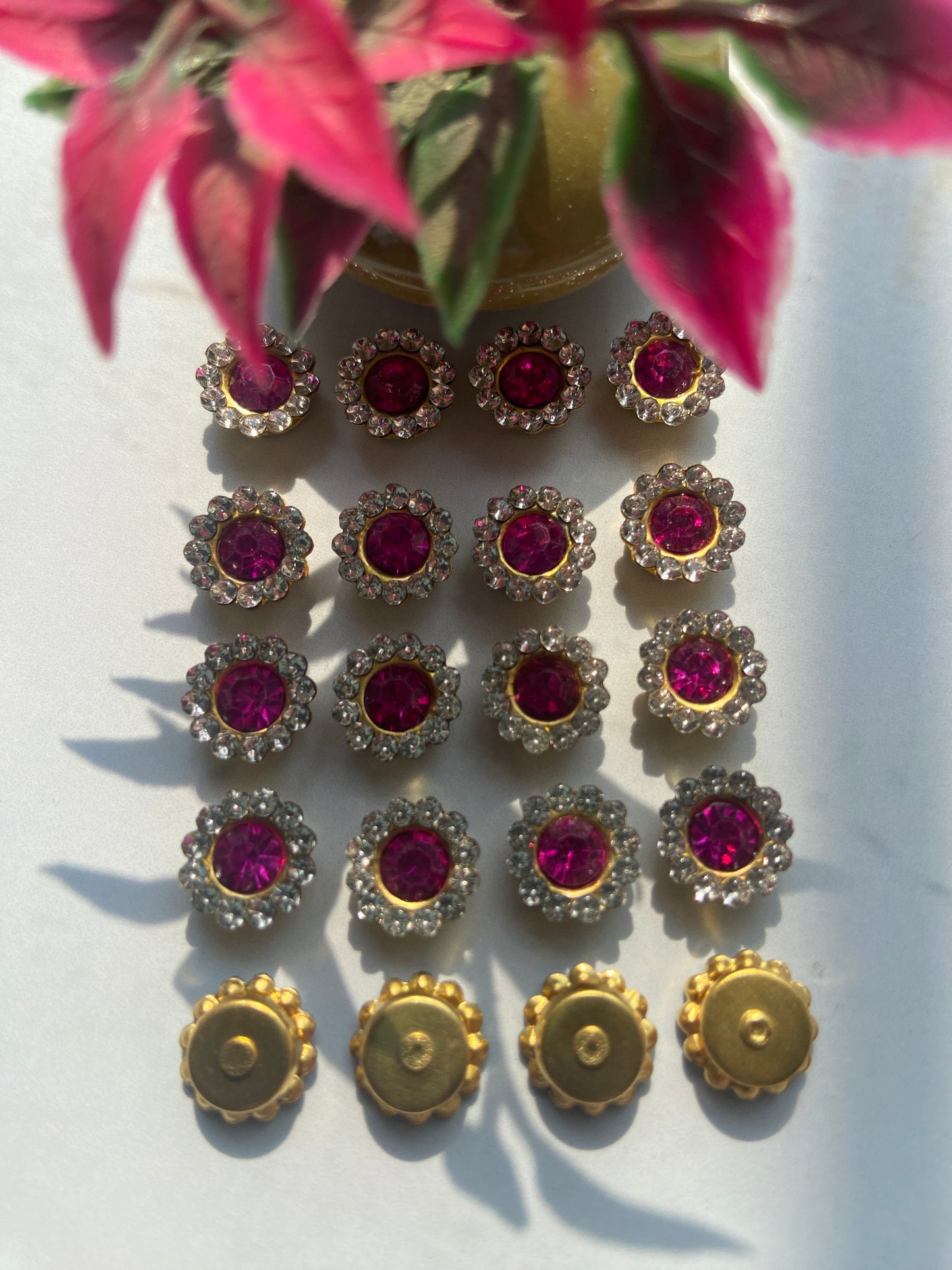Studded Crystal Beads