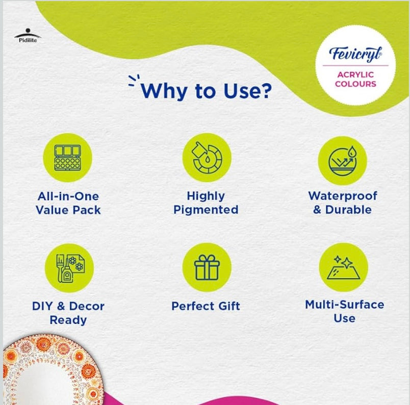 Acrylic Colours - Carnival Pack