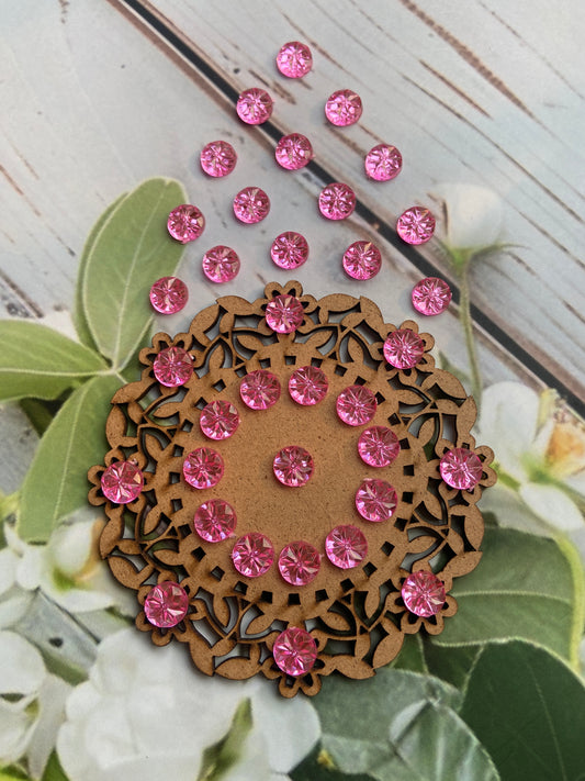 Stickon Engraved Round 10MM