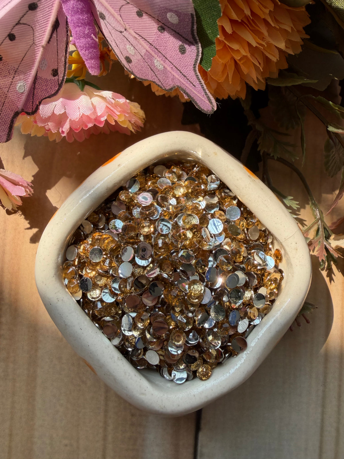 Stickon Round Rhinestone 4MM