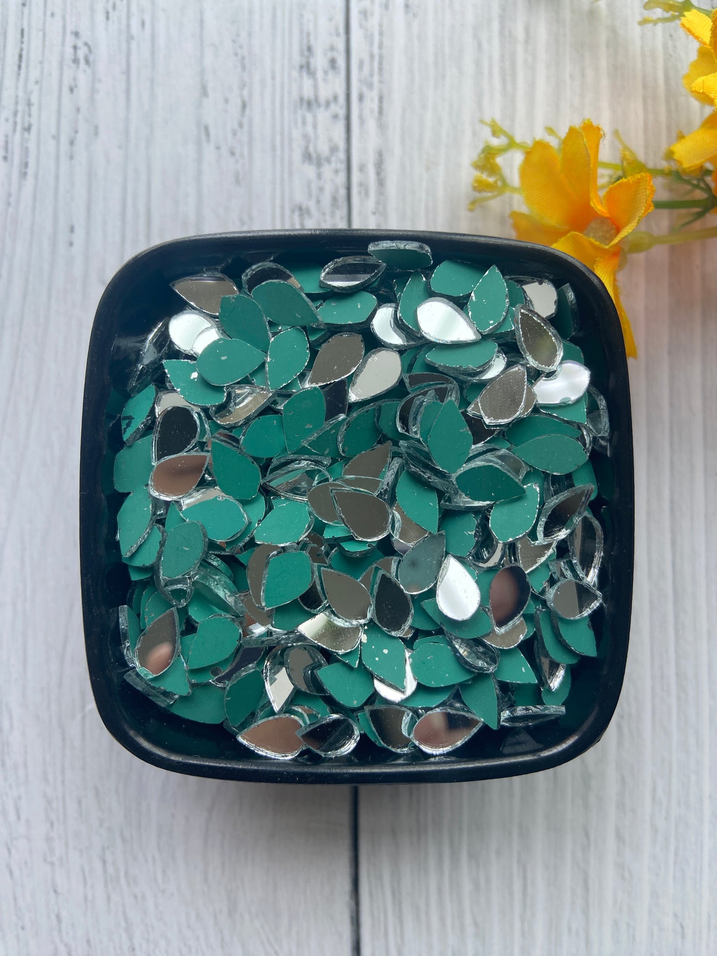 Silver Micro Mirrors - Drop