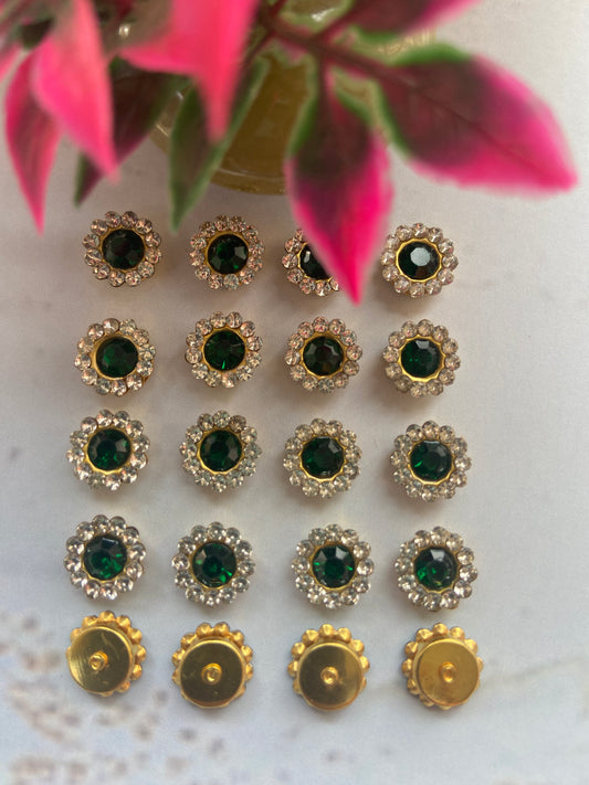 Studded Crystal Beads