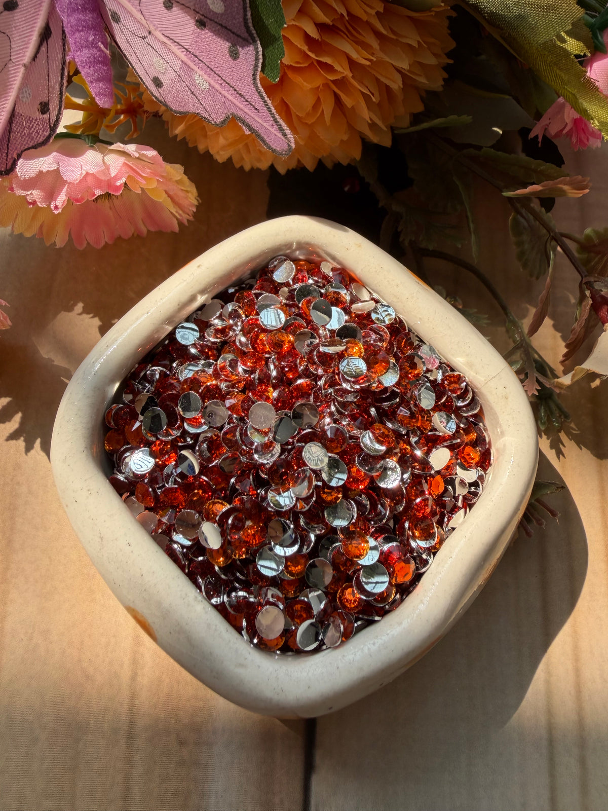 Stickon Round Rhinestone 4MM