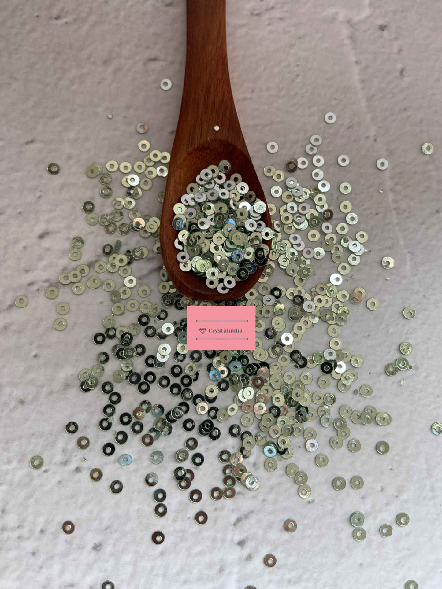 Micro Round Sequins - Pista Green