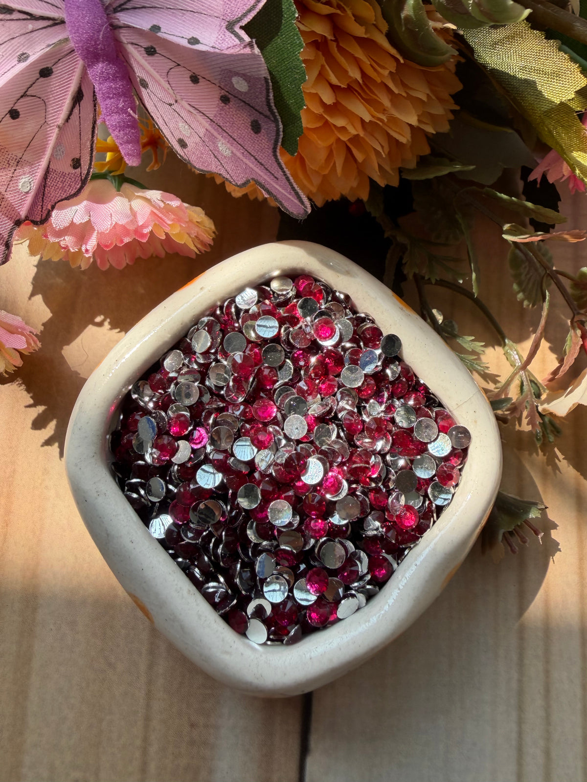 Stickon Round Rhinestone 4MM