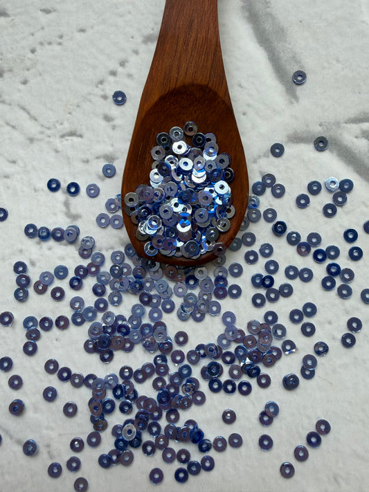 Micro Round Sequins - Pani Blue