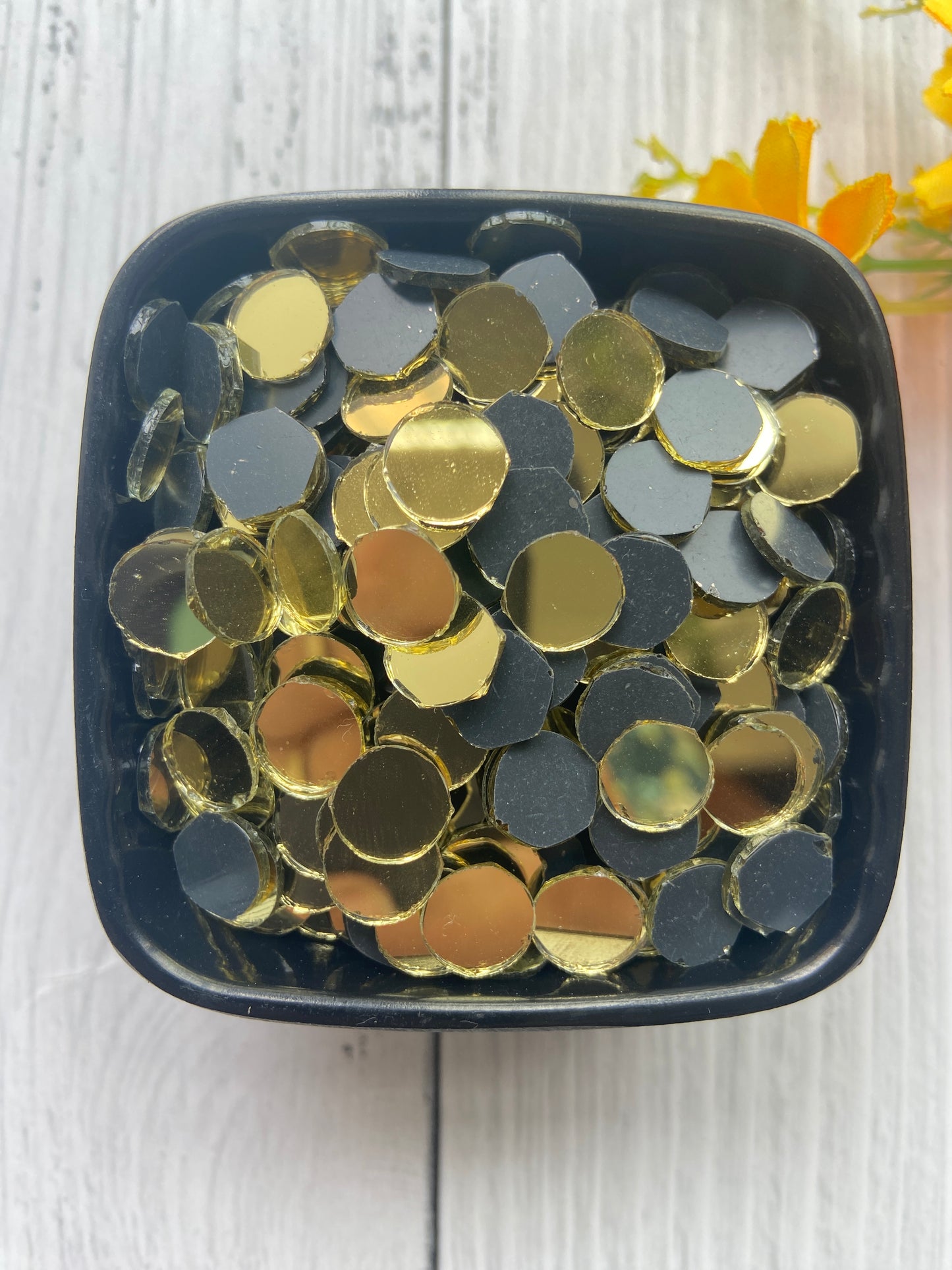 Gold Mirrors-Round