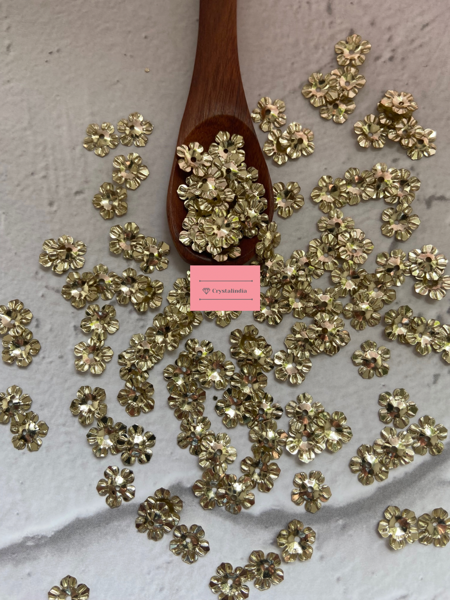 Gold Sequins - Flower 1