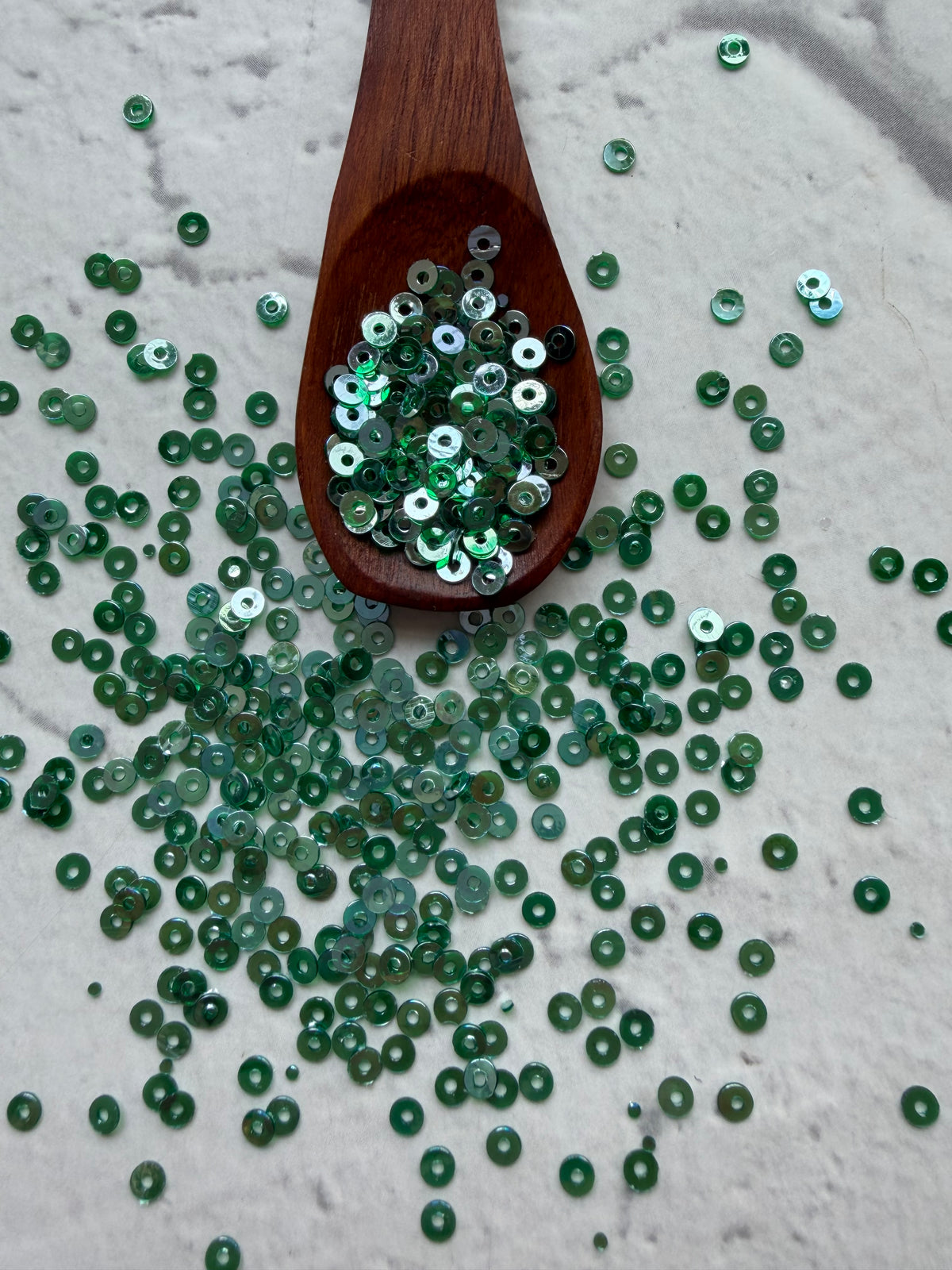 Micro Round Sequins - Pani Sea Green