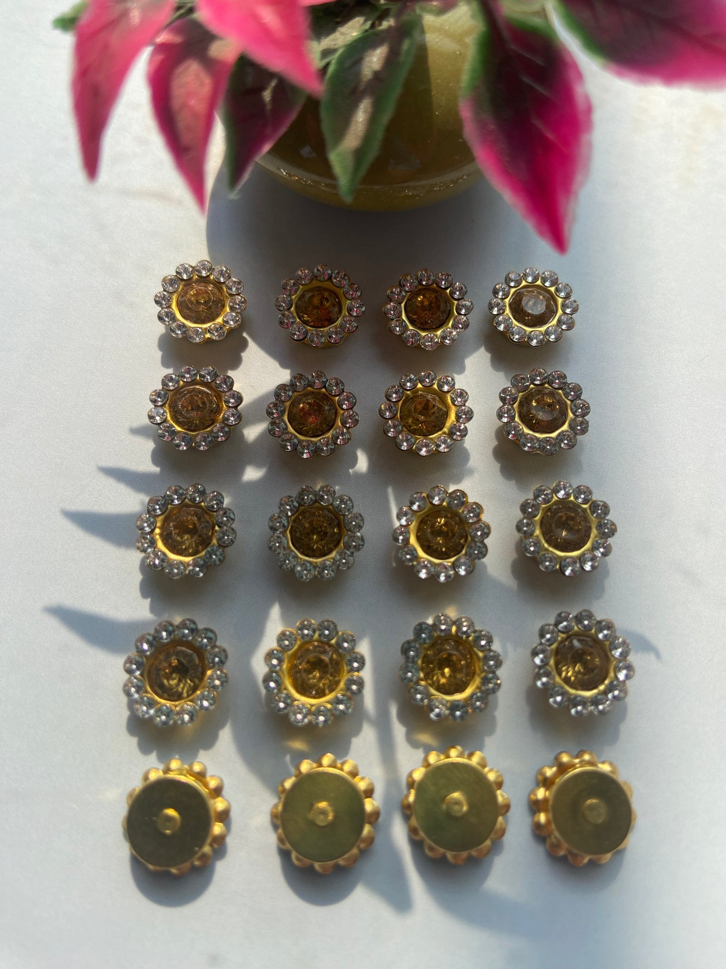 Studded Crystal Beads