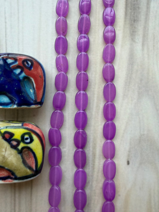Tablet Beads - Lavender