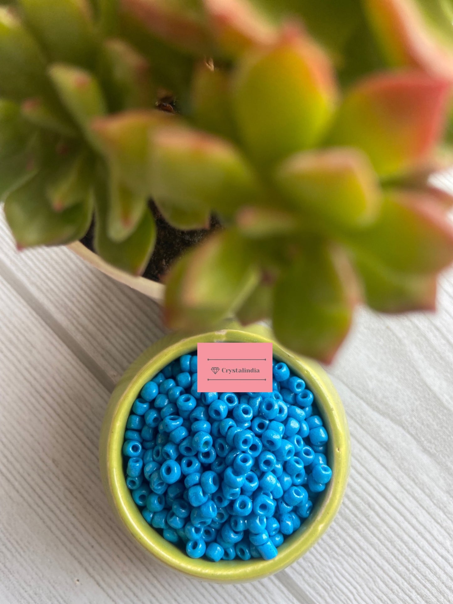 Sugar Beads 6/0 - Opaque Teal Blue