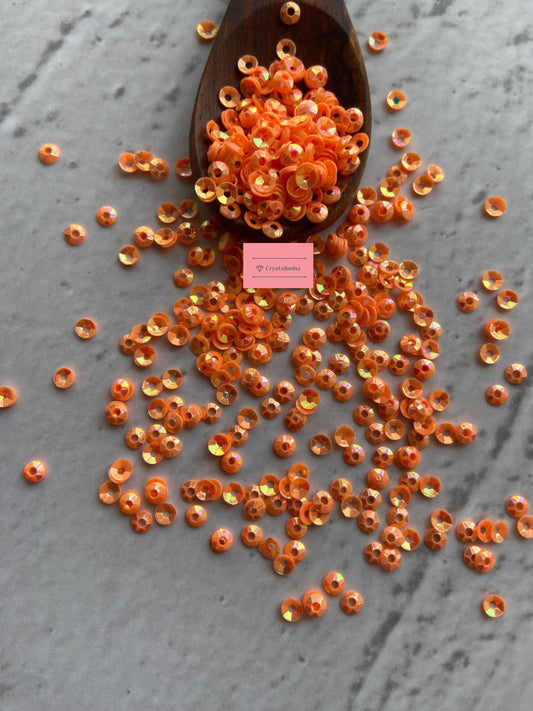 Katori Sequins - Orange Rainbow