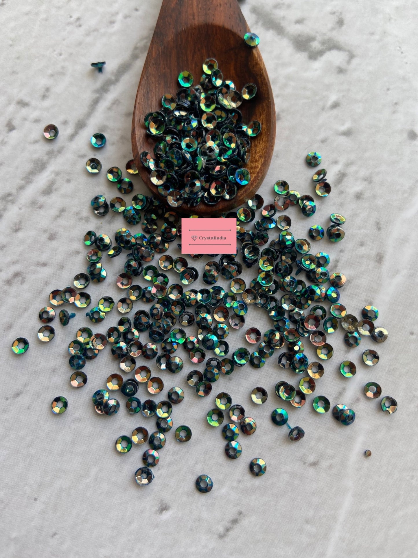 Katori Sequins - Black Rainbow