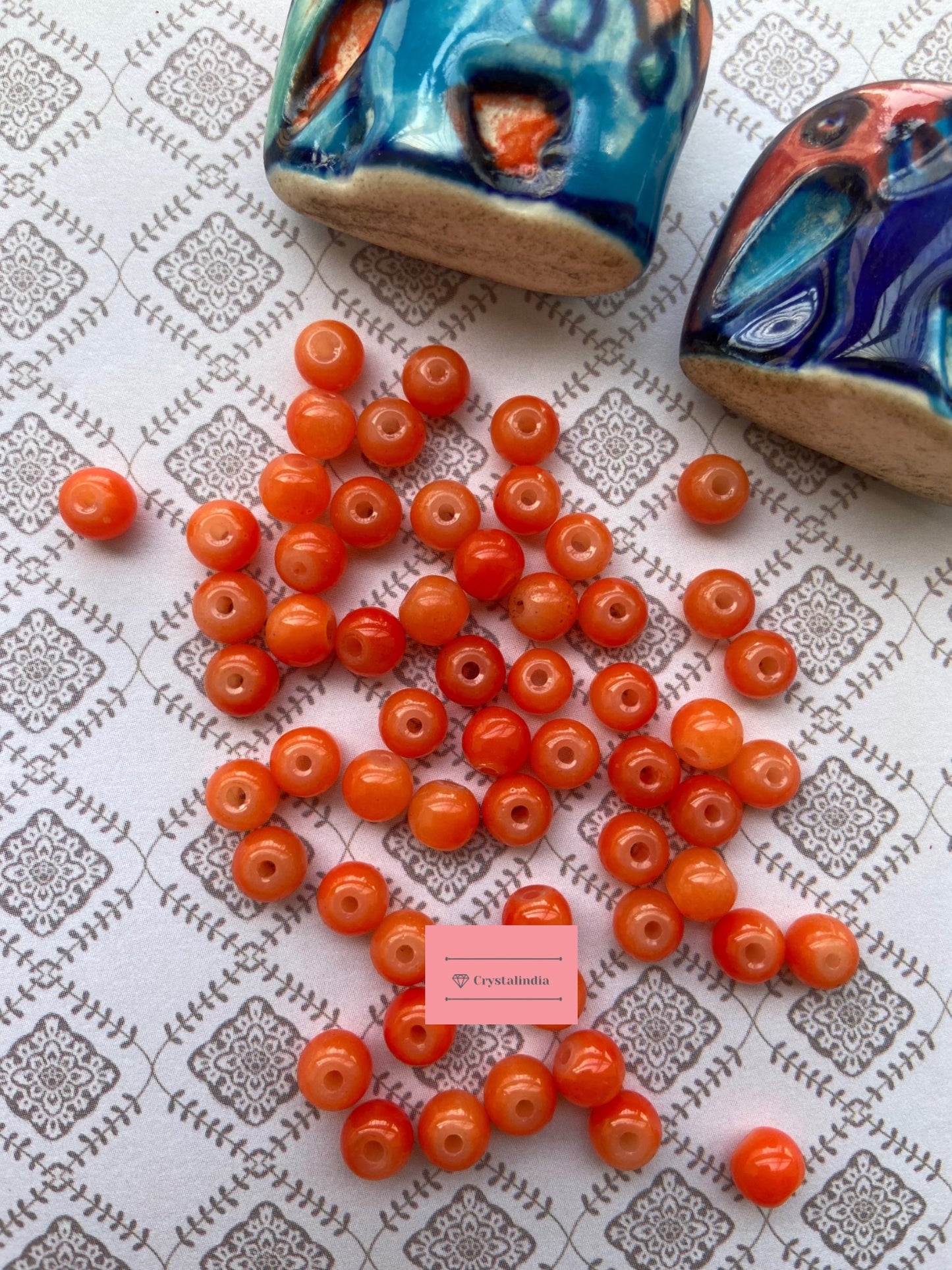 Round Glass Beads