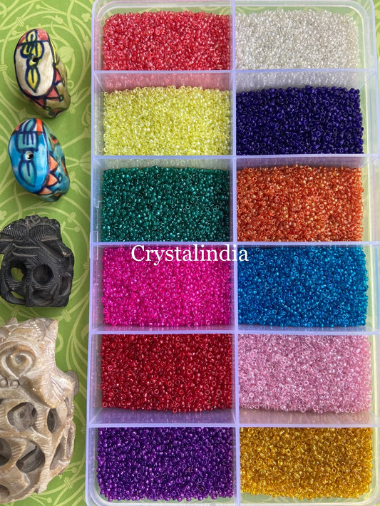 Kit 21 - 12 Trans Sugar Beads 11/0