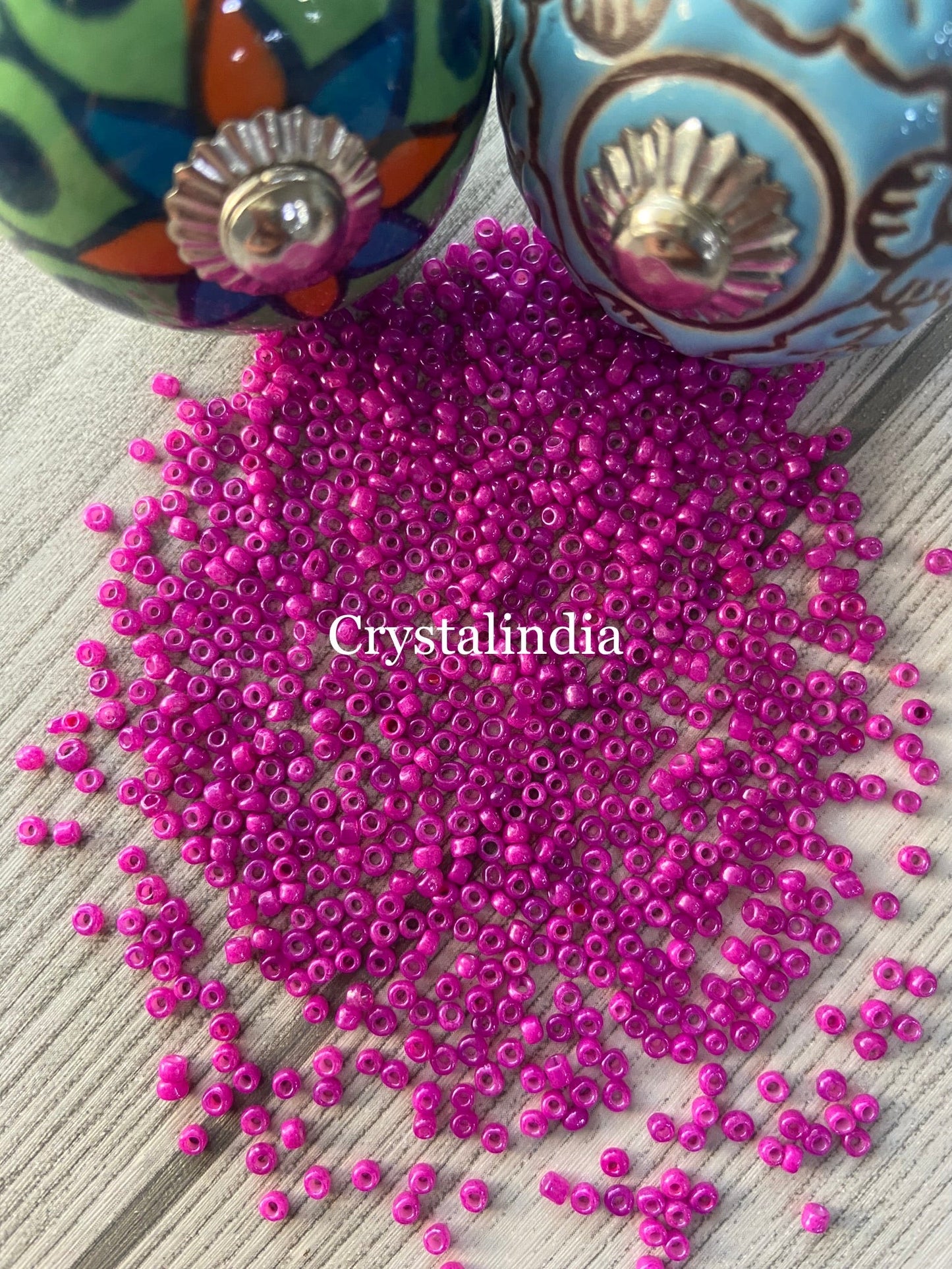 Sugar Beads - Opaque Magenta