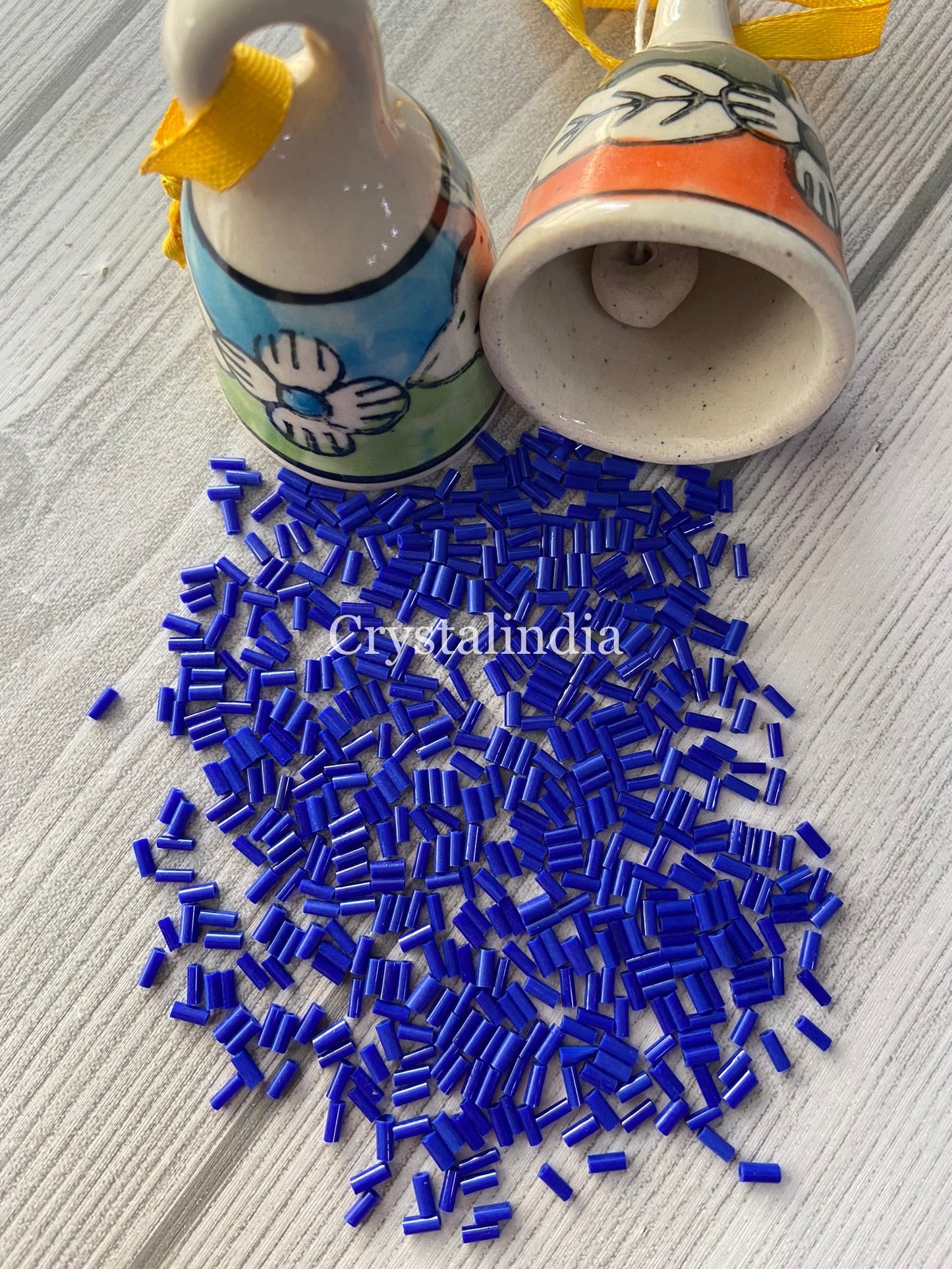 Bugle Beads 5MM - Opaque Dark Blue