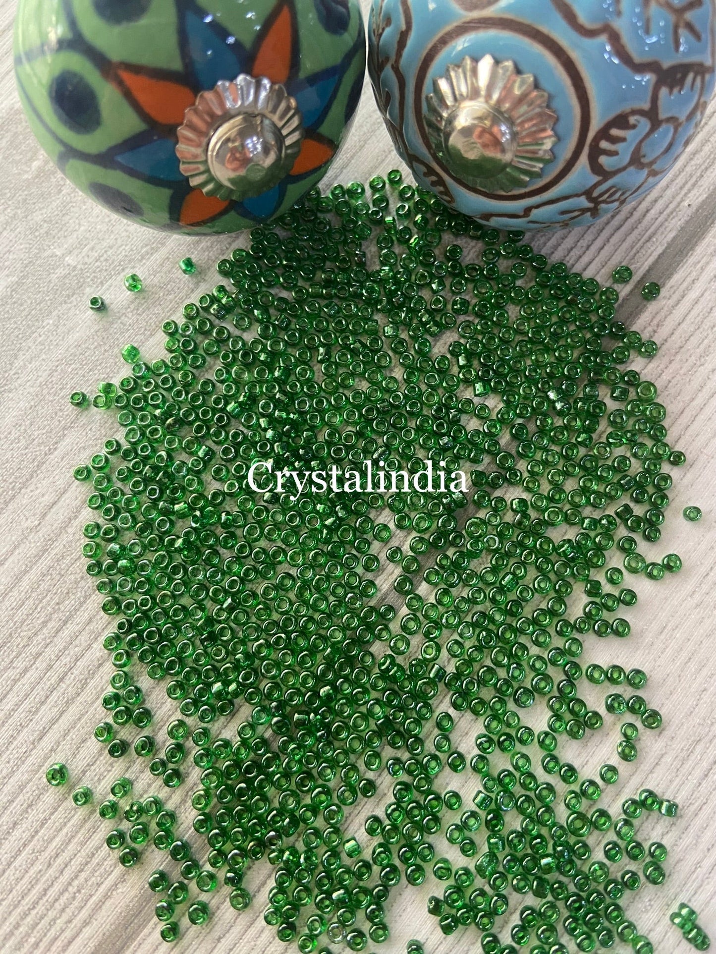 Sugar Beads - Trans Dark Green