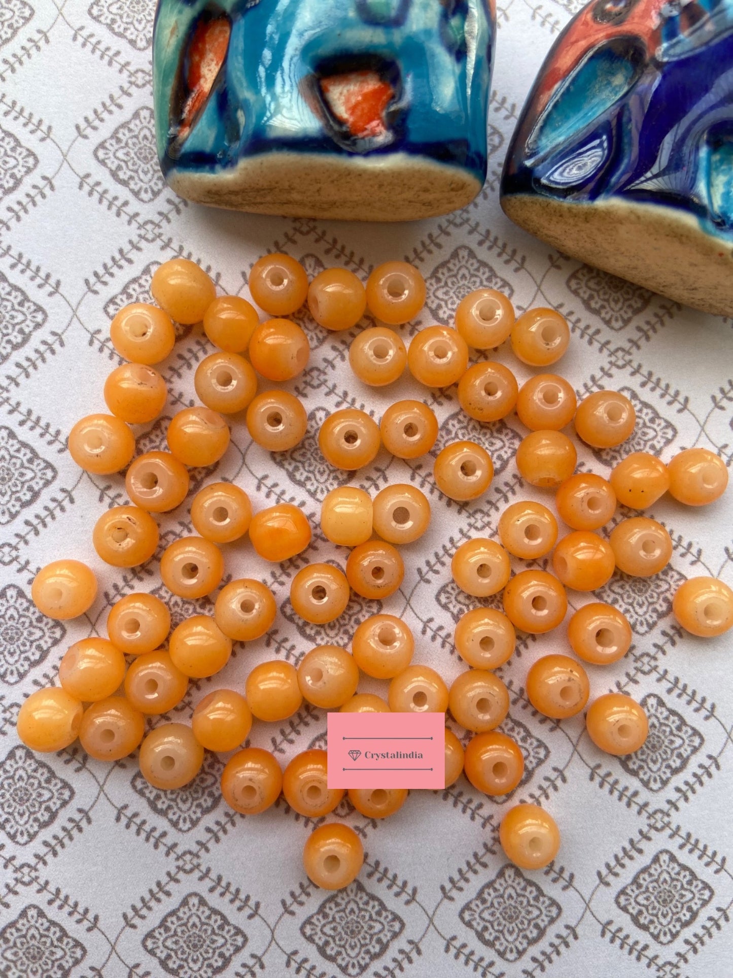 Round Glass Beads