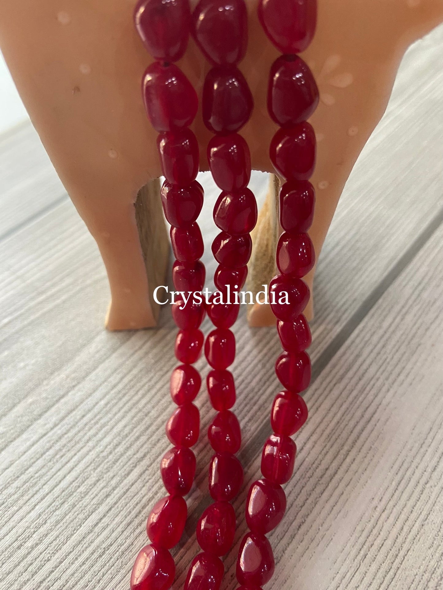 Jelly Beads - Maroon