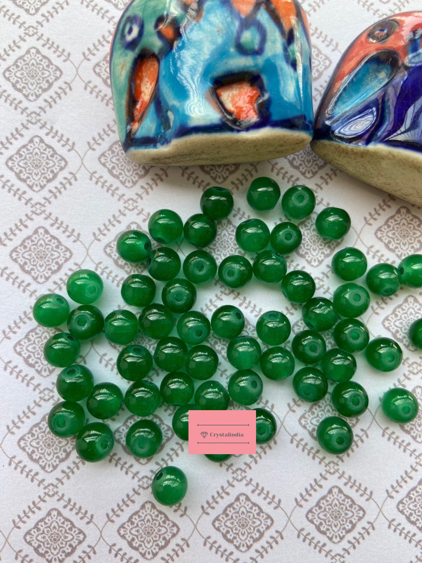 Round Glass Beads